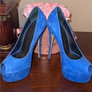 Giuseppe Zanotti Electric Blue High-Platform Pumps